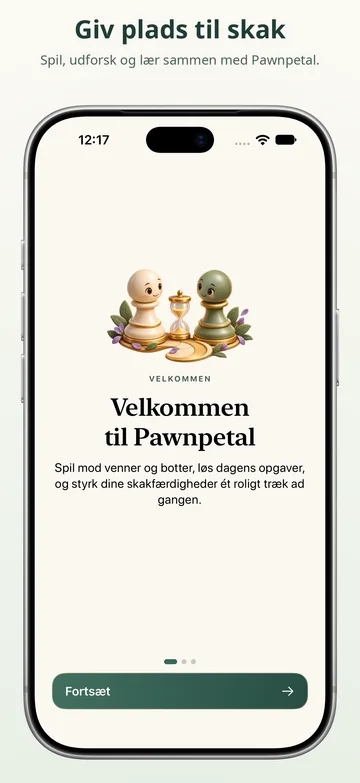 Pawnpetal Chess: Velkomst og opsætning af Pawnpetal Chess