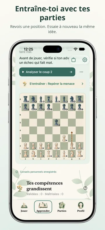 Pawnpetal Chess: Revoir une position et mettre l’idée en pratique