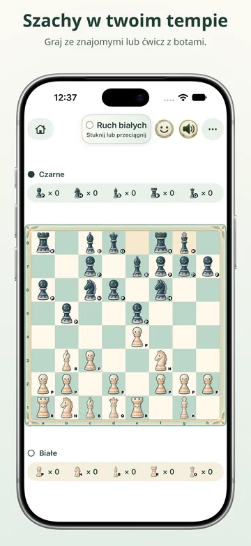 Szachownica Pawnpetal Chess z ilustrowanymi bierkami
