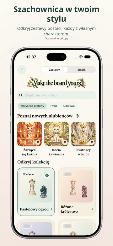 Pawnpetal Chess: Zestawy postaci i opcje wyglądu