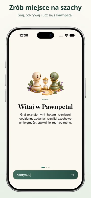 Pawnpetal Chess: Powitanie i konfiguracja Pawnpetal Chess