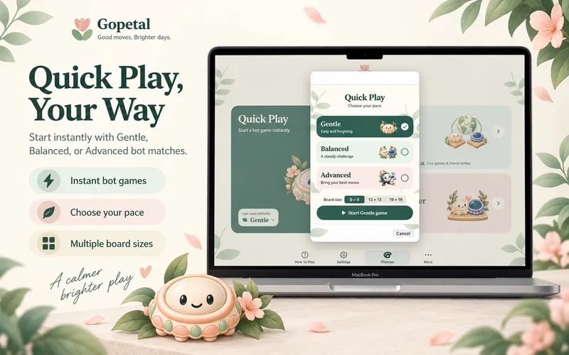 Gopetal: Quick Play from your desktop (Mac)
