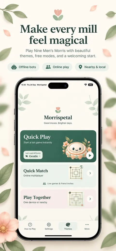 Morrispetal: Make every mill feel magical (iPhone)