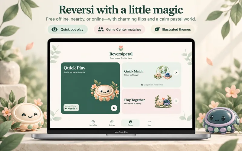 Reversipetal: A soft new world for Reversi (Mac)