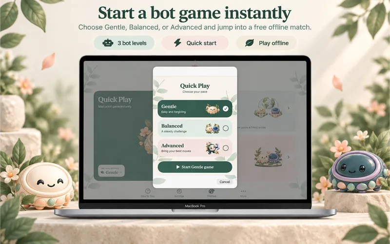 Reversipetal: Start a local bot game (Mac)